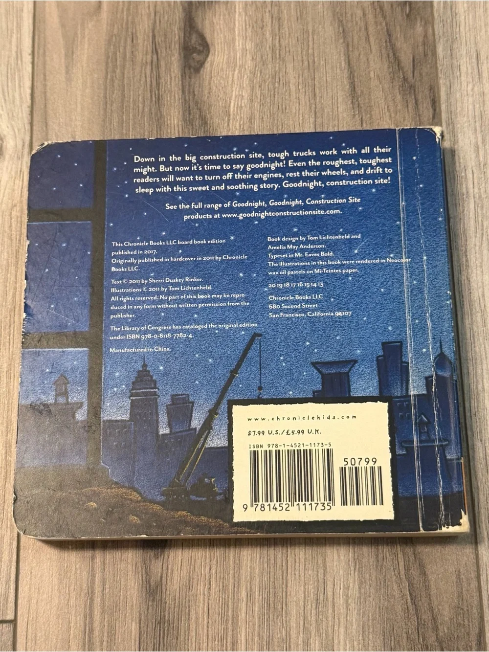 “Wish” & “Goodnight, Goodnight, Construction Site” children’s book set of 2